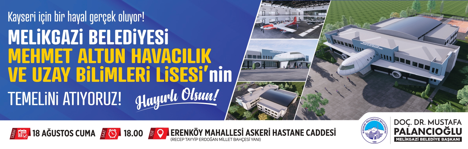 Melikgazi Belediyesi Mehmet Altun havacılık ve uzay bilimleri lisesi