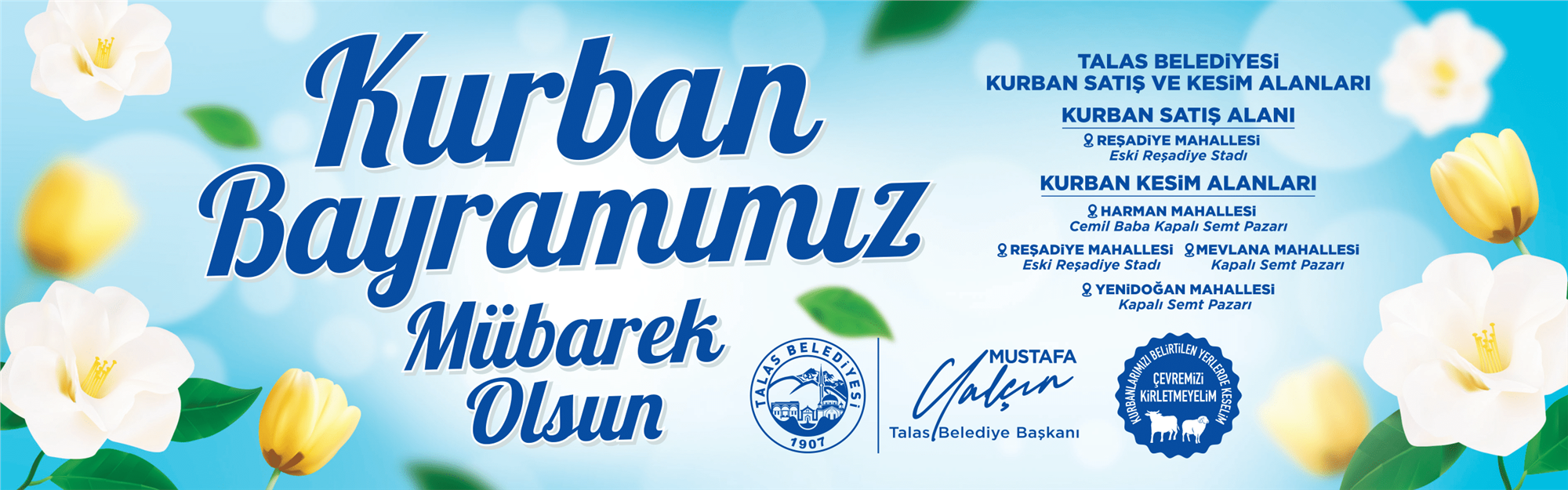 Talas Belediyesi Kurban Bayramı Mesajı