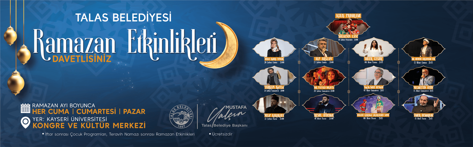 Talas Belediyesi Ramazan Etkinlikleri