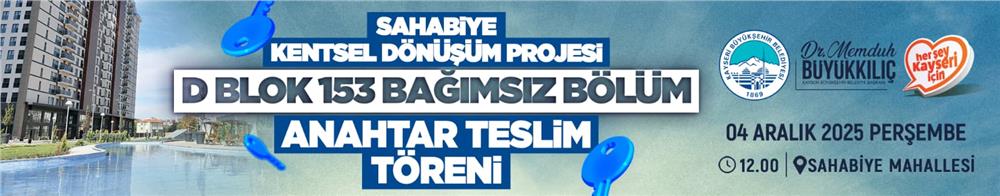 Sahabiye Kentsel Dönüşüm Projesi Anahtar Teslim Töreni